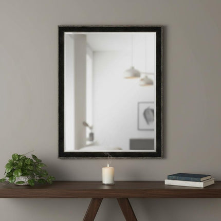 52" Dark Brown Wood Accent Mirror HomeRoots