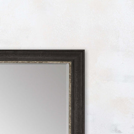 33" Dark Brown Framed Accent Mirror HomeRoots
