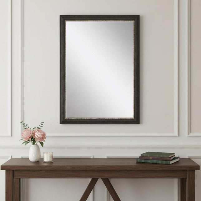 41" Dark Brown Accent Mirror HomeRoots