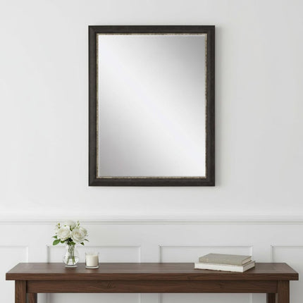 45" Dark Brown Accent Mirror HomeRoots