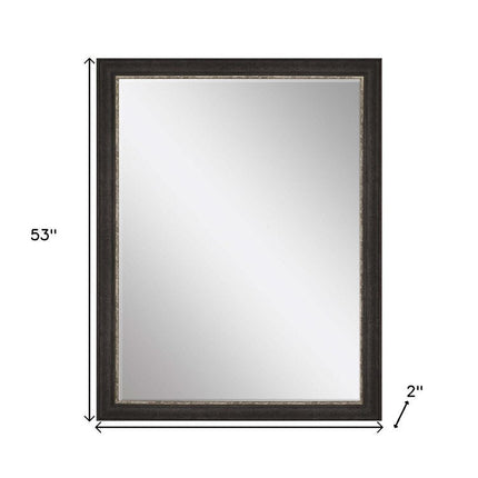 53" Dark Brown Accent Mirror HomeRoots