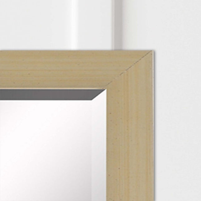 31" Silver Wood Accent Mirror HomeRoots