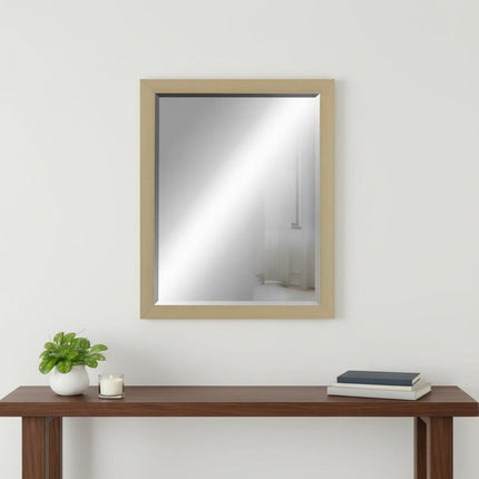 31" Silver Wood Accent Mirror HomeRoots