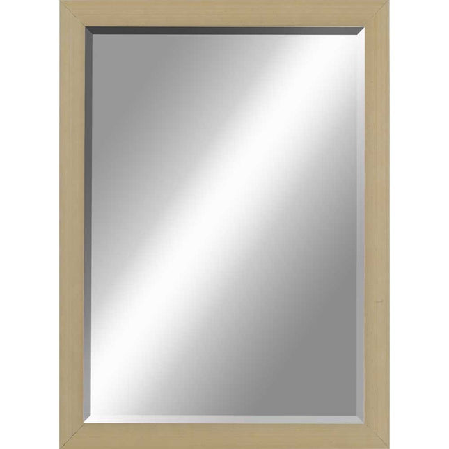 39" Silver Solid Wood Framed Accent Mirror HomeRoots