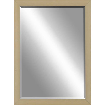 39" Silver Solid Wood Framed Accent Mirror HomeRoots