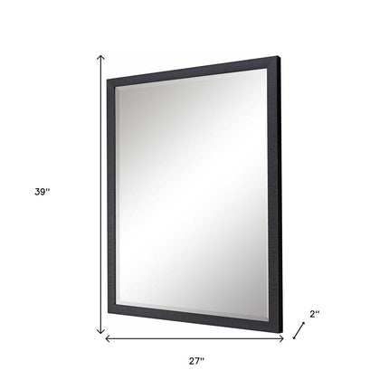 39" Black Framed Accent Mirror HomeRoots
