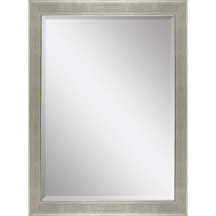 41" Silver Solid Wood Framed Accent Mirror HomeRoots