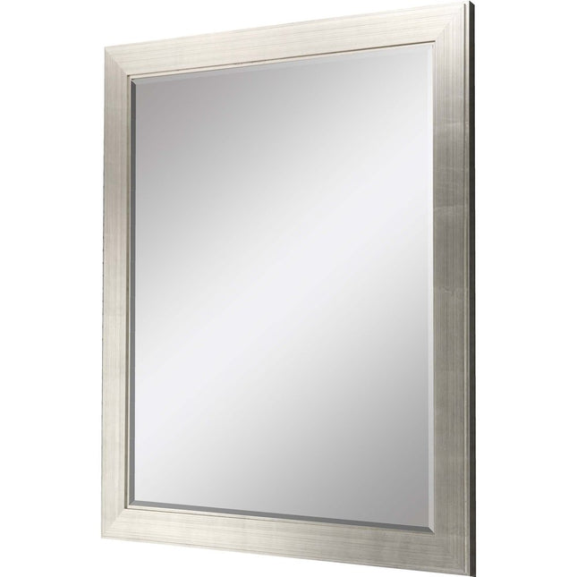 41" Silver Solid Wood Framed Accent Mirror HomeRoots