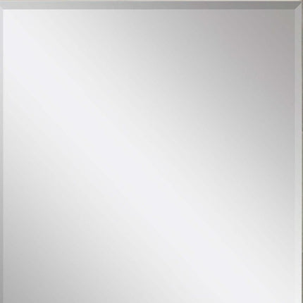 45" Silver Solid Wood Framed Accent Mirror HomeRoots