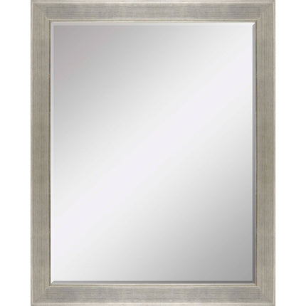 53" Silver Solid Wood Framed Accent Mirror HomeRoots