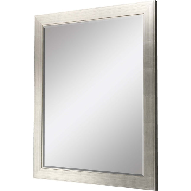 53" Silver Solid Wood Framed Accent Mirror HomeRoots