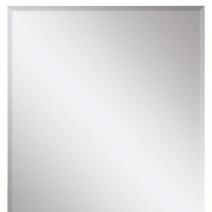 42" White Solid Wood Framed Accent Mirror HomeRoots
