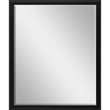 30" Black Solid Wood Framed Accent Mirror HomeRoots
