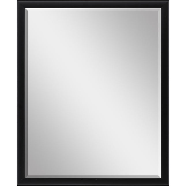 42" Black Solid Wood Framed Accent Mirror HomeRoots