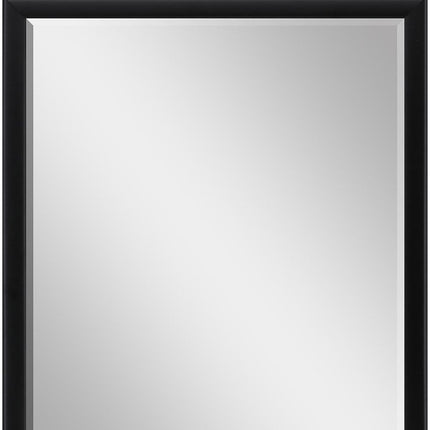 42" Black Solid Wood Framed Accent Mirror HomeRoots