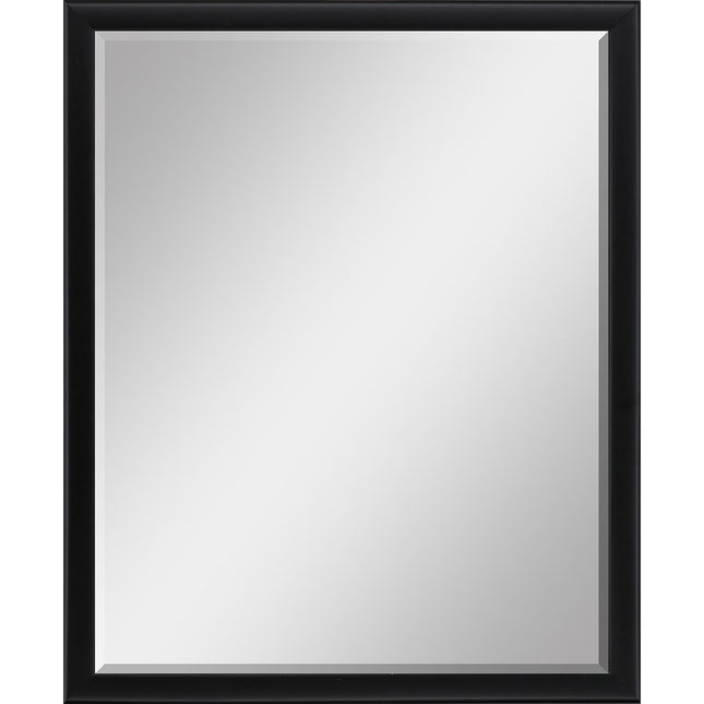 42" Black Solid Wood Framed Accent Mirror HomeRoots
