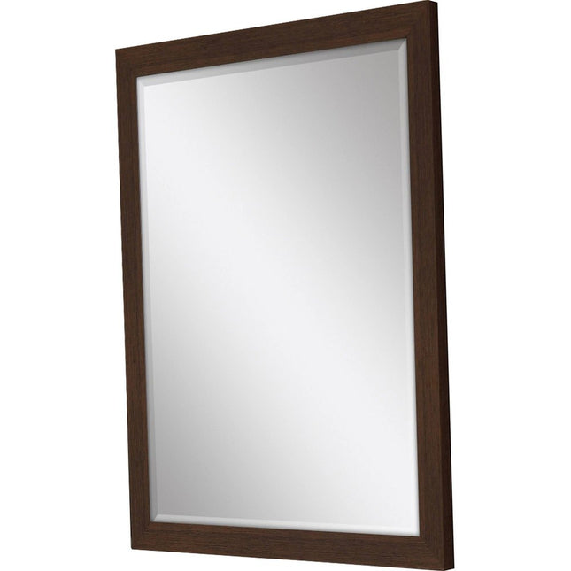 39" Dark Brown Framed Accent Mirror HomeRoots