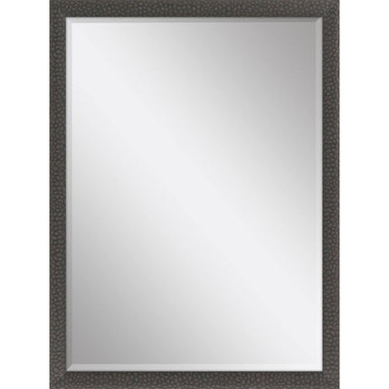39" Dark Brown Solid Wood Framed Accent Mirror HomeRoots