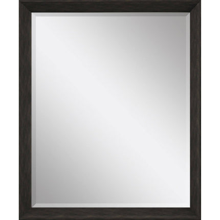 32" Dark Brown Framed Accent Mirror HomeRoots