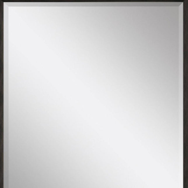 32" Dark Brown Framed Accent Mirror HomeRoots