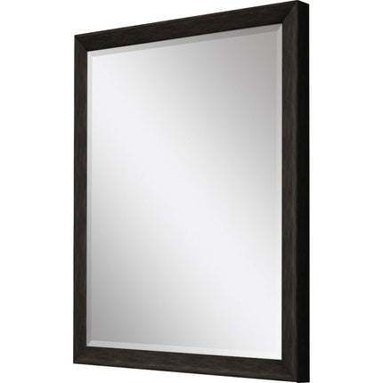 40" Dark Brown Framed Accent Mirror HomeRoots