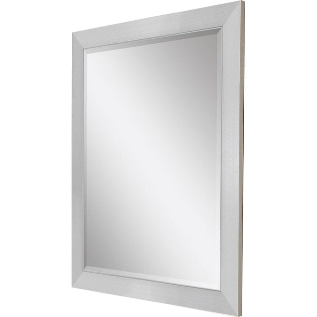 34" Silver Framed Accent Mirror HomeRoots