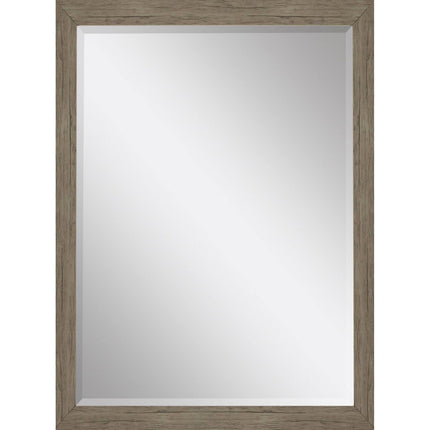 39" Light Brown Framed Accent Mirror HomeRoots