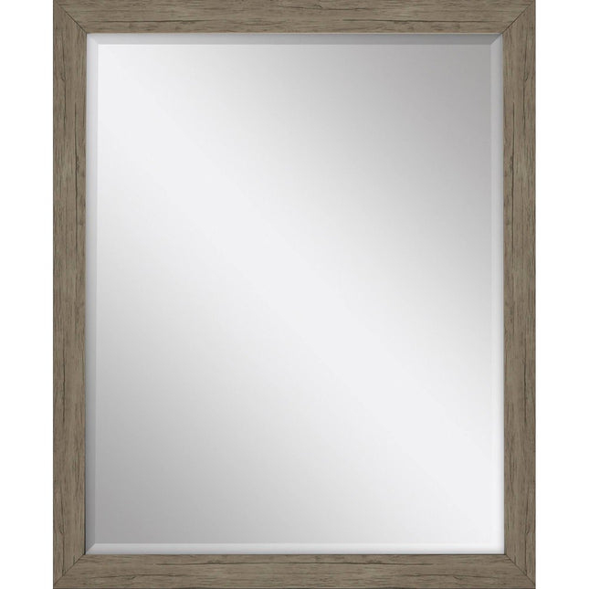 43" Light Brown Framed Accent Mirror HomeRoots
