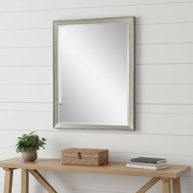 44" White Framed Accent Mirror HomeRoots