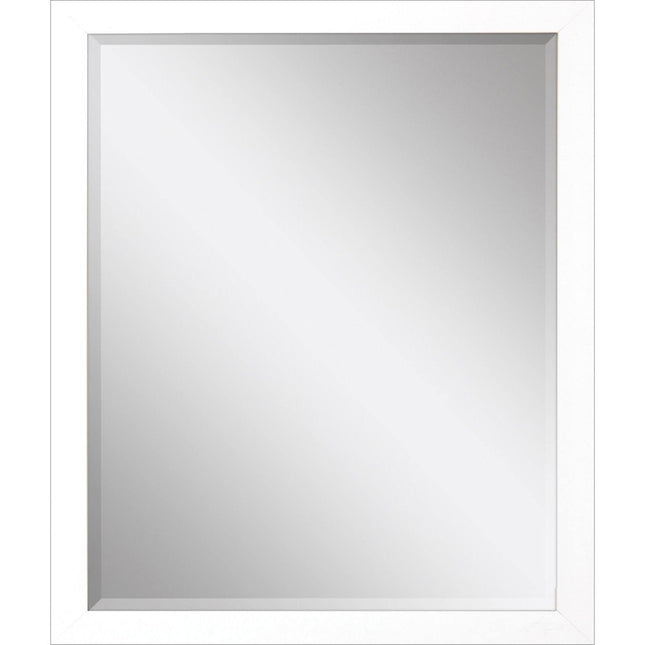 33" White Framed Accent Mirror HomeRoots