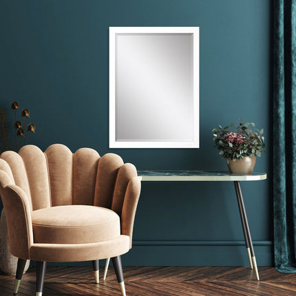 39" White Accent Mirror HomeRoots