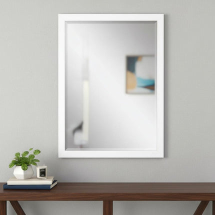 39" White Accent Mirror HomeRoots