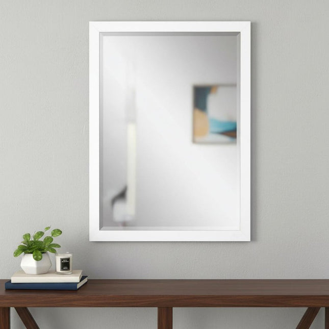 39" White Accent Mirror HomeRoots