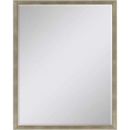 50" Silver Wood Accent Mirror HomeRoots