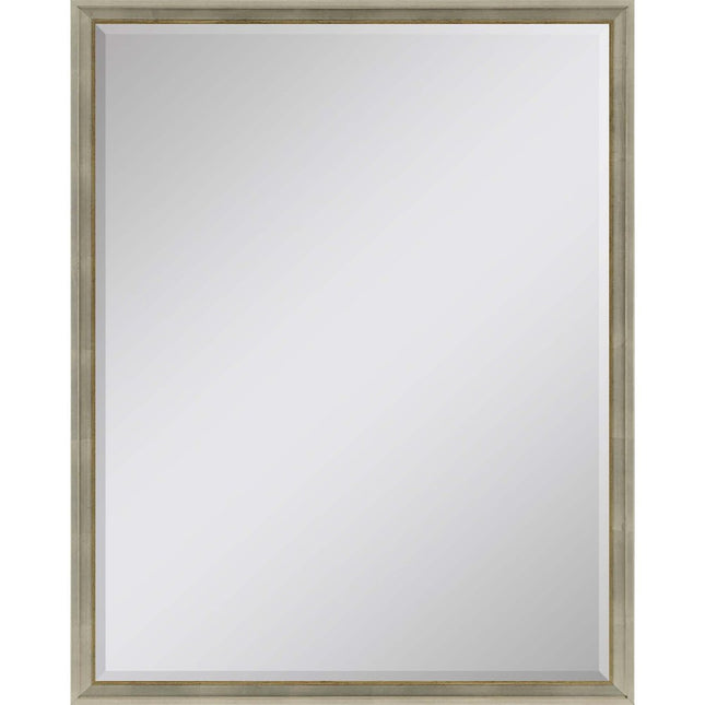 50" Silver Wood Accent Mirror HomeRoots
