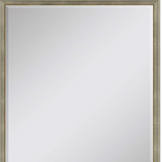 50" Silver Wood Accent Mirror HomeRoots