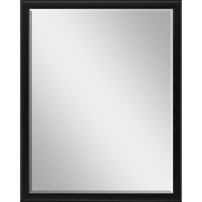 50" Black Solid Wood Framed Accent Mirror HomeRoots