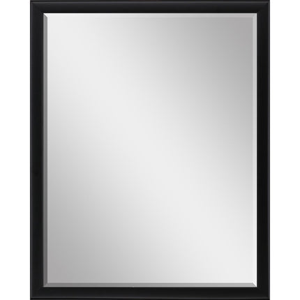 50" Black Solid Wood Framed Accent Mirror HomeRoots