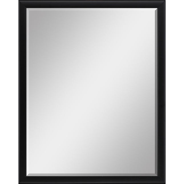 50" Black Solid Wood Framed Accent Mirror HomeRoots