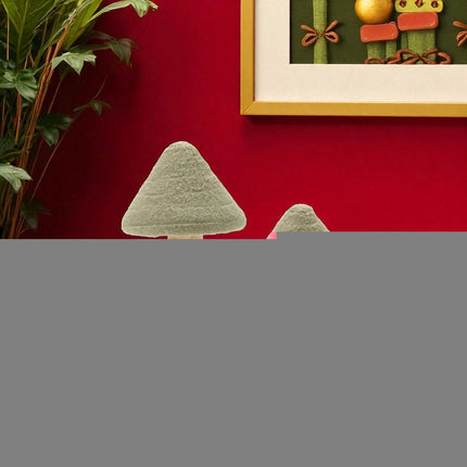Set of Two Green And Gold Mushroom Tabletop Sculpture HomeRoots