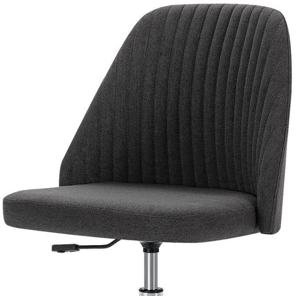 Pink and Silver Adjustable Height Swivel Rolling Office Chair HomeRoots
