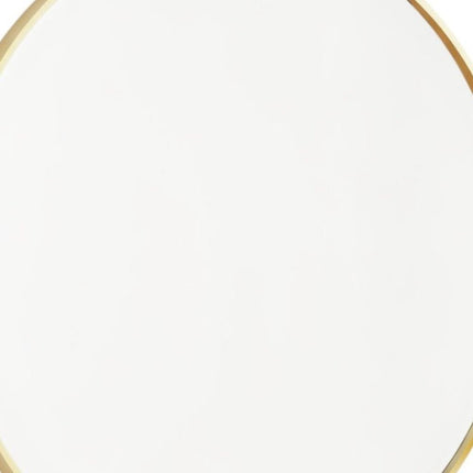 20" Gold Metal Round Framed Bathroom Vanity Mirror HomeRoots