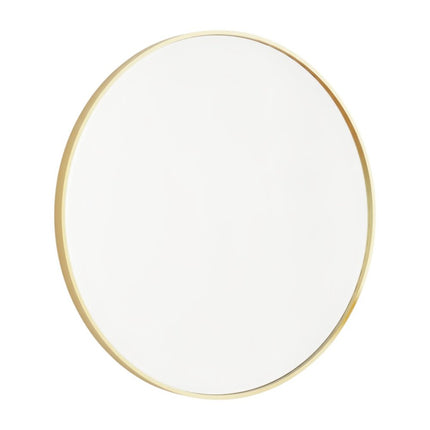 20" Gold Metal Round Framed Bathroom Vanity Mirror HomeRoots