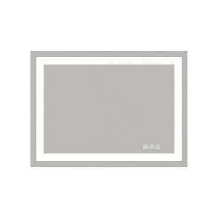 28" Clear Lighted Frameless Bathroom Vanity Mirror HomeRoots