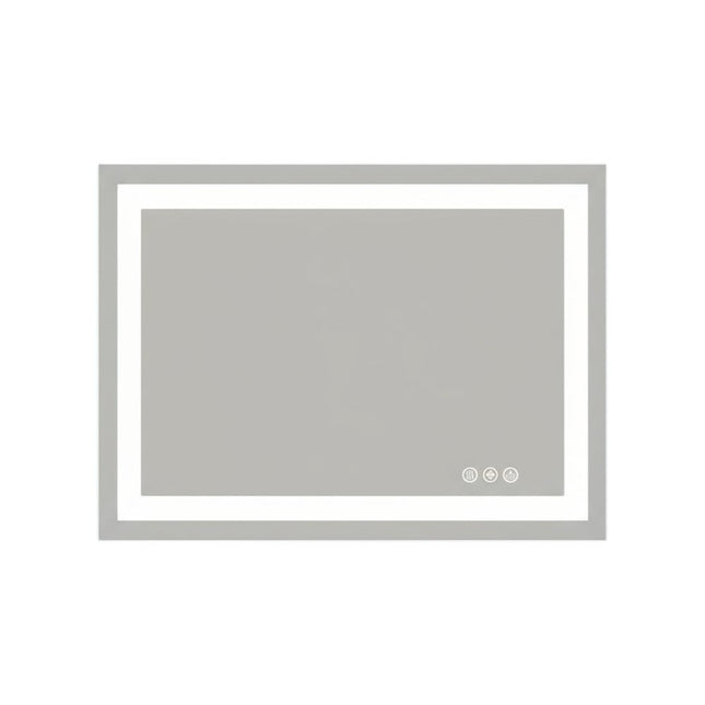 28" Clear Lighted Frameless Bathroom Vanity Mirror
