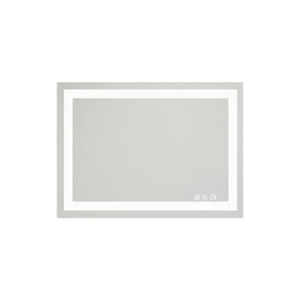 20" Clear Lighted Frameless Bathroom Vanity Mirror HomeRoots