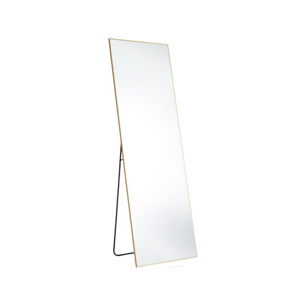63" Gold Metal Freestanding and Wall Mount Framed Full Length Mirror HomeRoots