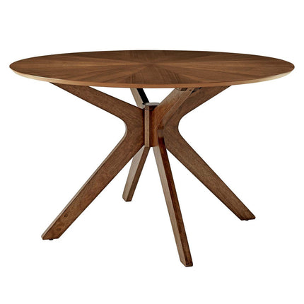 Modway EEI-3847 Crossroads 47" Round Wood Dining Table Modway