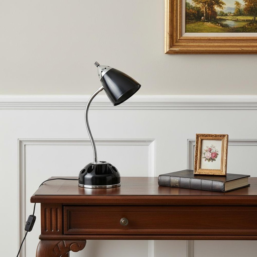 20" Black Table Lamp