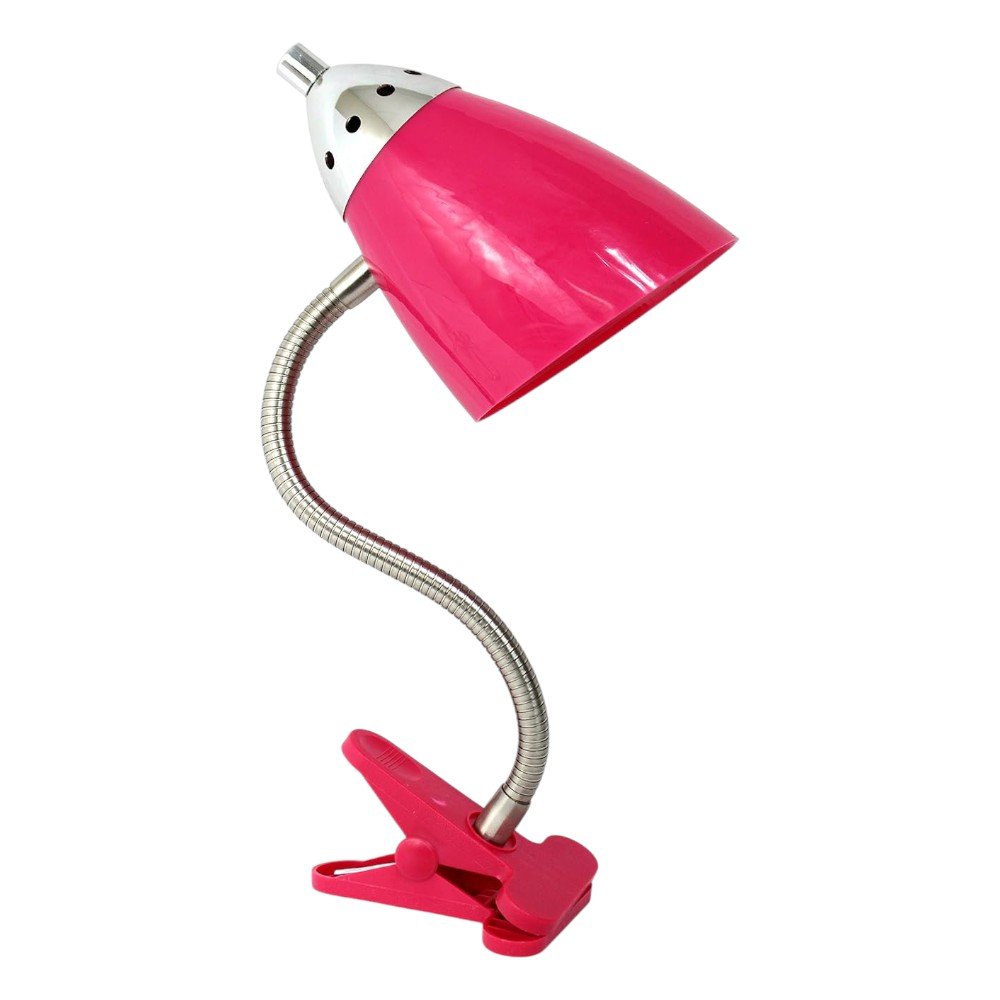 18" Pink Swing Arm Table Lamp